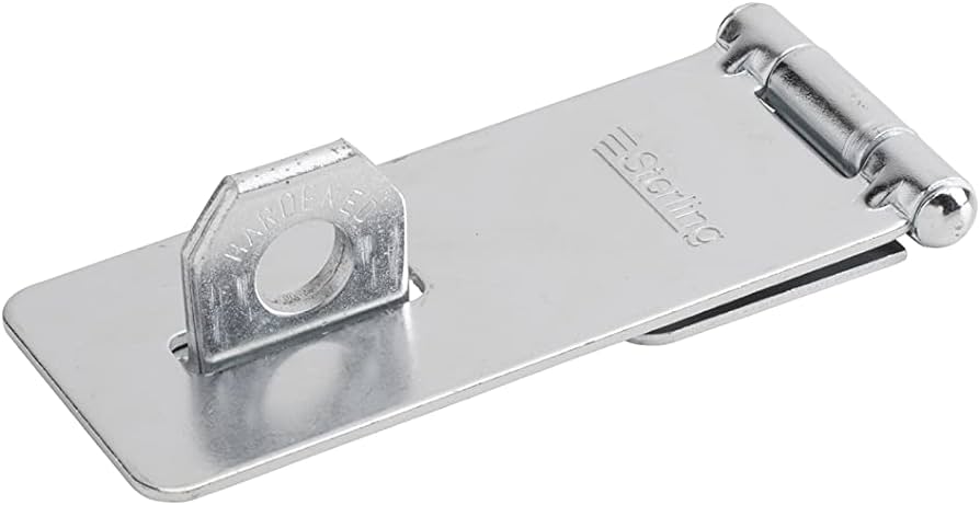 Hasp and staple Silver