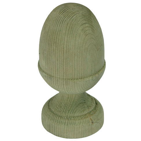 Acorn finial